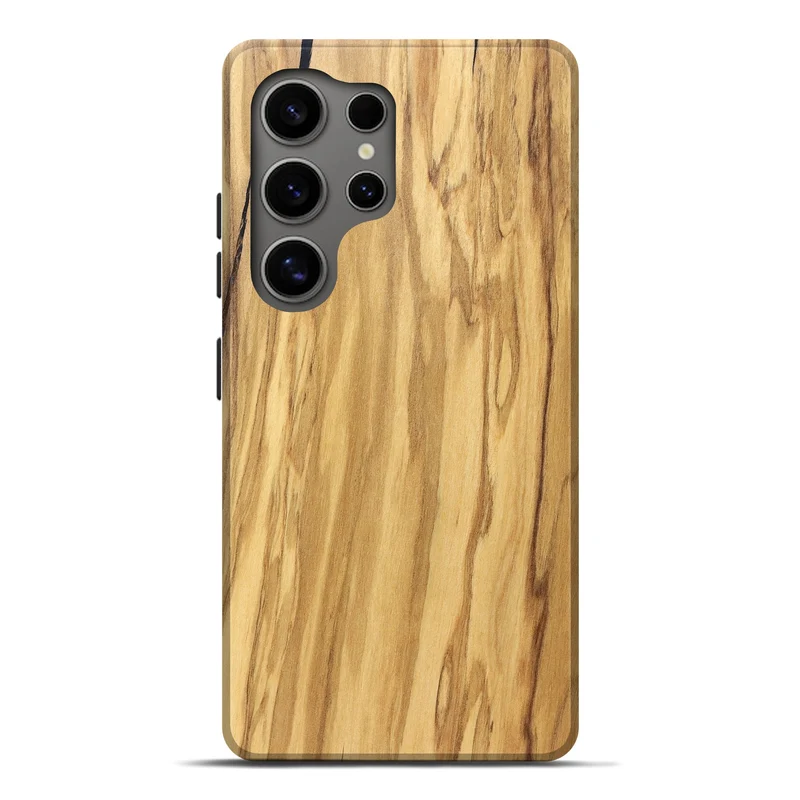 Galaxy S25 Ultra Wood Live Edge Phone Case - Mael (Solid Wood, 829267)