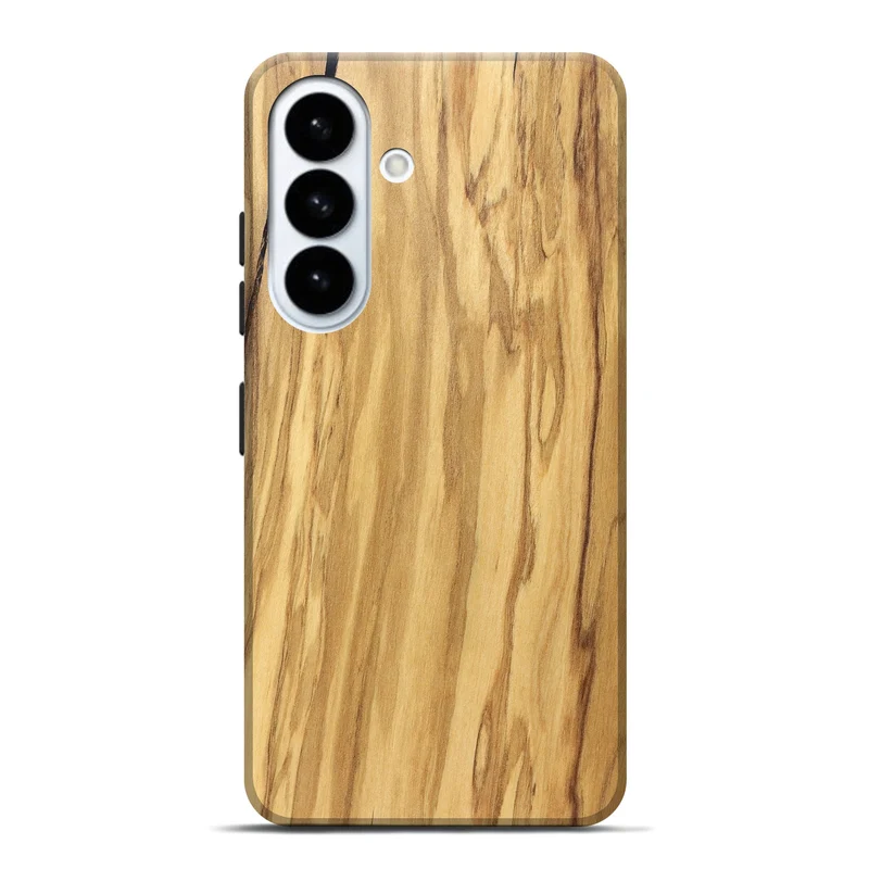 Galaxy S26 Plus Wood Live Edge Phone Case - Mael (Solid Wood, 829267)