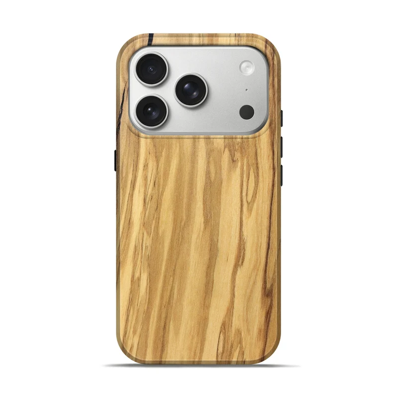 iPhone 17 Pro Wood Live Edge Phone Case - Mael (Solid Wood, 829267)