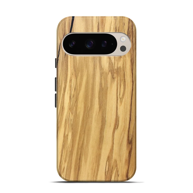 Pixel 9 Wood Live Edge Phone Case - Mael (Solid Wood, 829267)