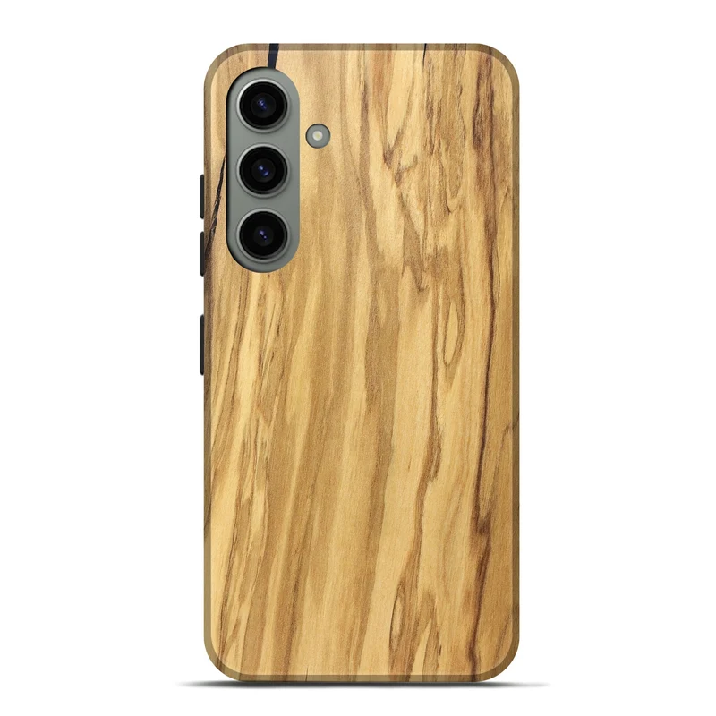 Galaxy S24 Plus Wood Live Edge Phone Case - Mael (Solid Wood, 829267)