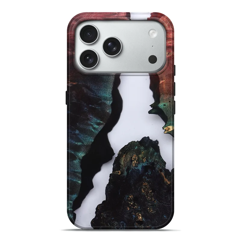 iPhone 18 Pro Max Wood Live Edge Phone Case - Jakayla (Clear, 829494)