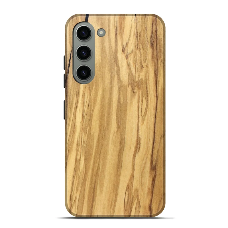 Galaxy S23 Plus Wood Live Edge Phone Case - Mael (Solid Wood, 829267)