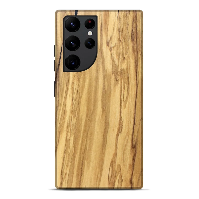 Galaxy S22 Ultra Wood Live Edge Phone Case - Mael (Solid Wood, 829267)