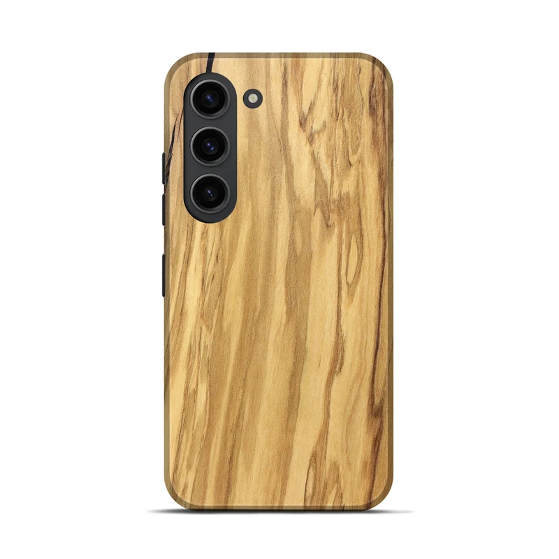 Galaxy S23 Wood Live Edge Phone Case - Mael (Solid Wood, 829267)