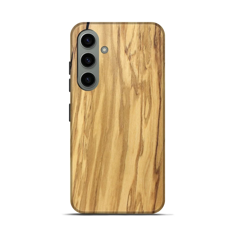 Galaxy S24 Wood Live Edge Phone Case - Mael (Solid Wood, 829267)