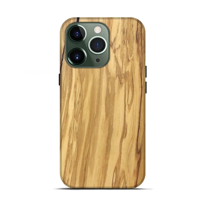 iPhone 13 Pro Wood Live Edge Phone Case - Mael (Solid Wood, 829267)