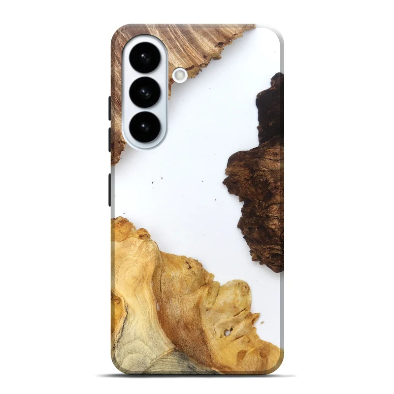 Galaxy S26 Plus Wood Live Edge Phone Case - Silvia (Clear, 829297)