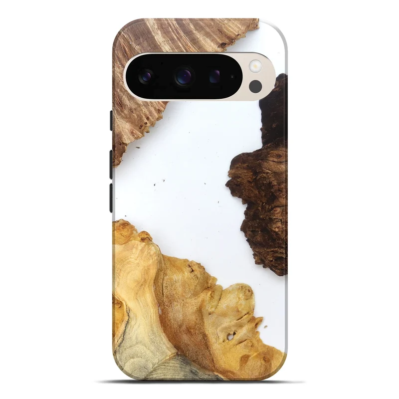 Pixel 10 Pro XL Wood Live Edge Phone Case - Silvia (Clear, 829297)