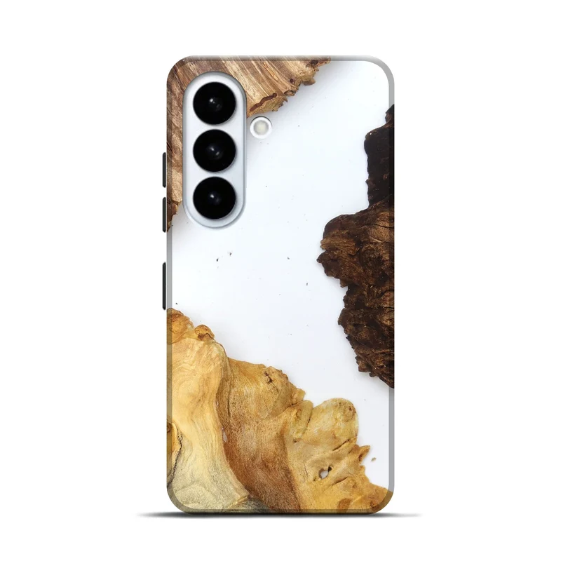Galaxy S26 Wood Live Edge Phone Case - Silvia (Clear, 829297)