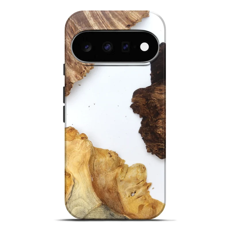 Pixel 11 Pro XL Wood Live Edge Phone Case - Silvia (Clear, 829297)