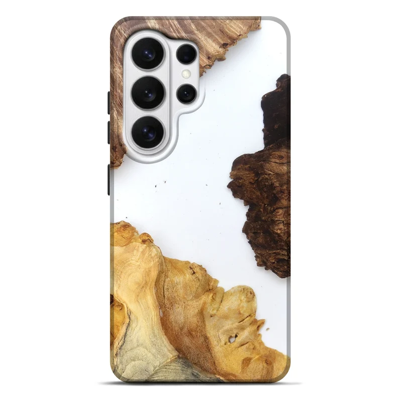 Galaxy S26 Ultra Wood Live Edge Phone Case - Silvia (Clear, 829297)