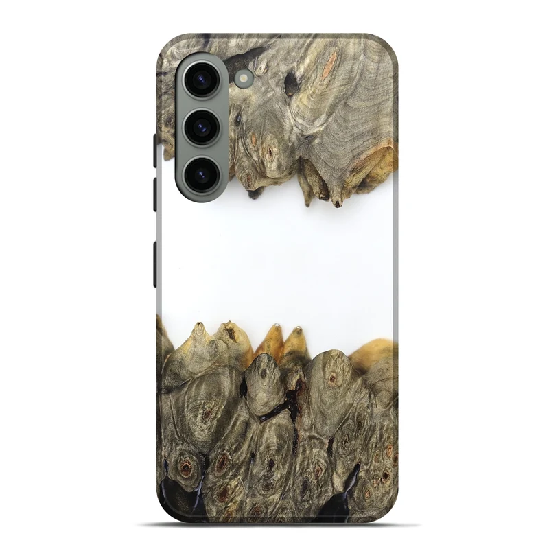 Galaxy S23 Plus Wood Live Edge Phone Case - Jodie (Clear, 829296)