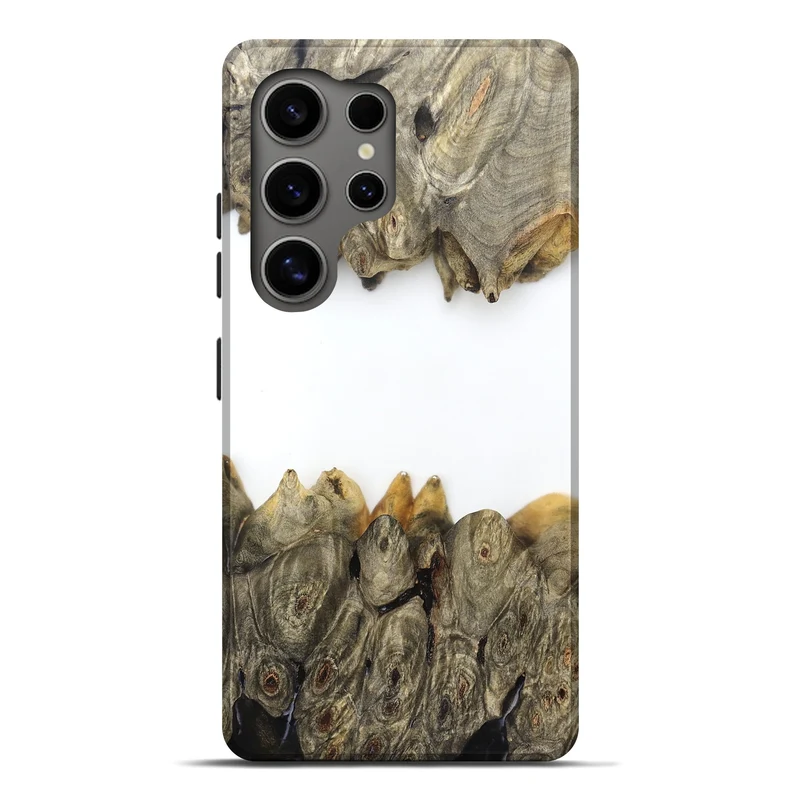Galaxy S25 Ultra Wood Live Edge Phone Case - Jodie (Clear, 829296)