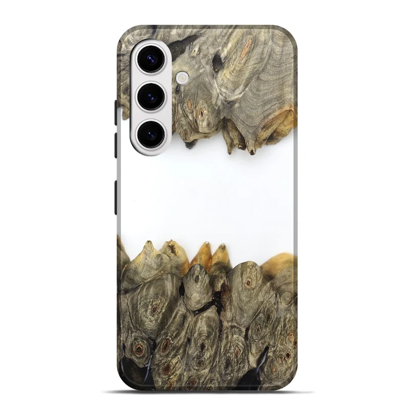 Galaxy S25 Plus Wood Live Edge Phone Case - Jodie (Clear, 829296)