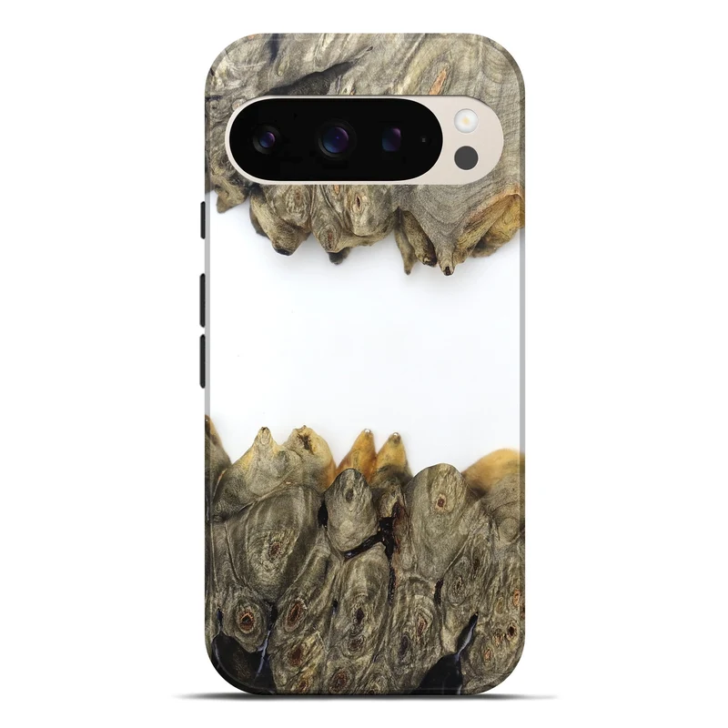 Pixel 10 Pro XL Wood Live Edge Phone Case - Jodie (Clear, 829296)