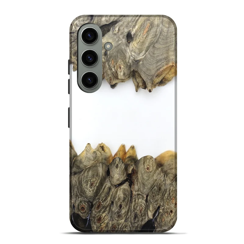 Galaxy S24 Plus Wood Live Edge Phone Case - Jodie (Clear, 829296)