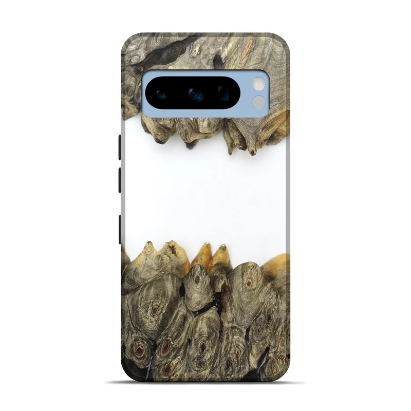 Pixel 8 Pro Wood Live Edge Phone Case - Jodie (Clear, 829296)
