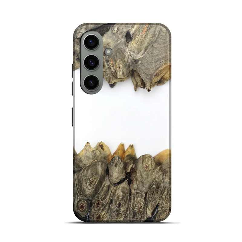 Galaxy S24 Wood Live Edge Phone Case - Jodie (Clear, 829296)