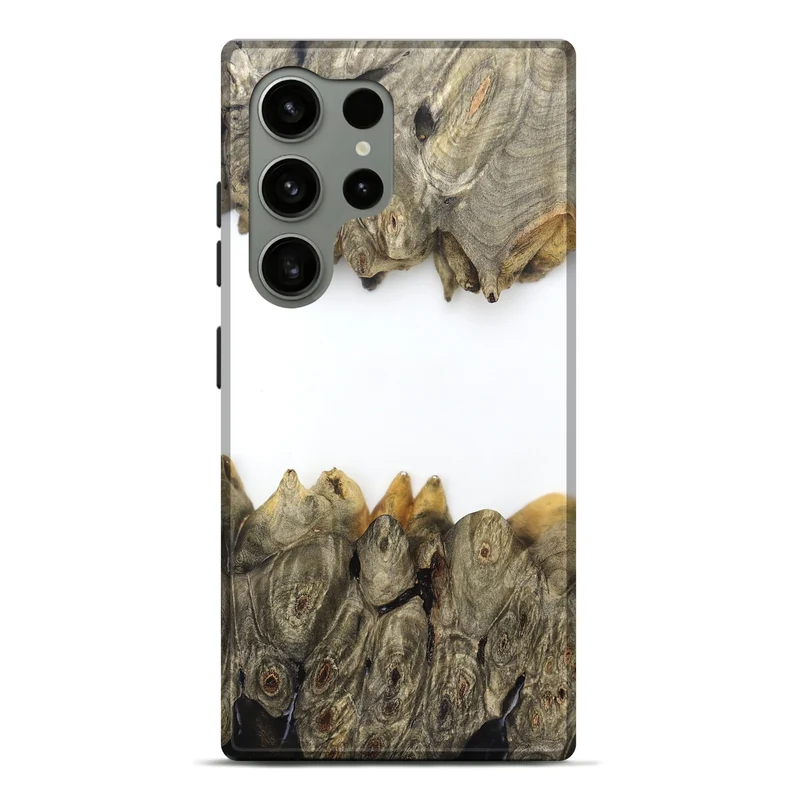Galaxy S24 Ultra Wood Live Edge Phone Case - Jodie (Clear, 829296)