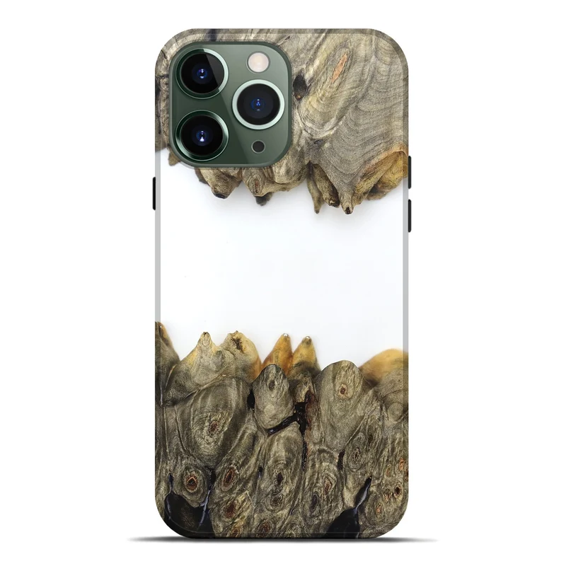 iPhone 13 Pro Max Wood Live Edge Phone Case - Jodie (Clear, 829296)
