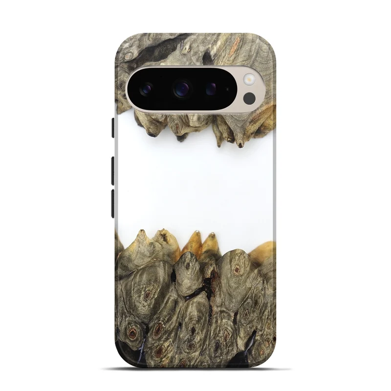 Pixel 9 Wood Live Edge Phone Case - Jodie (Clear, 829296)