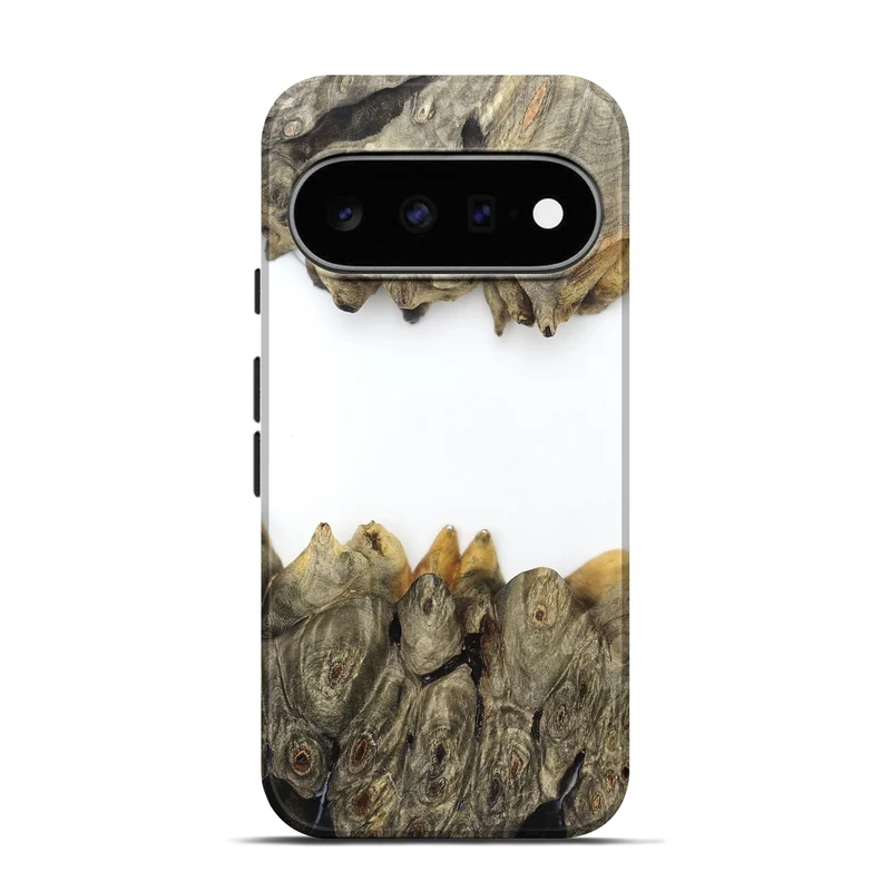 Pixel 11 Pro Wood Live Edge Phone Case - Jodie (Clear, 829296)