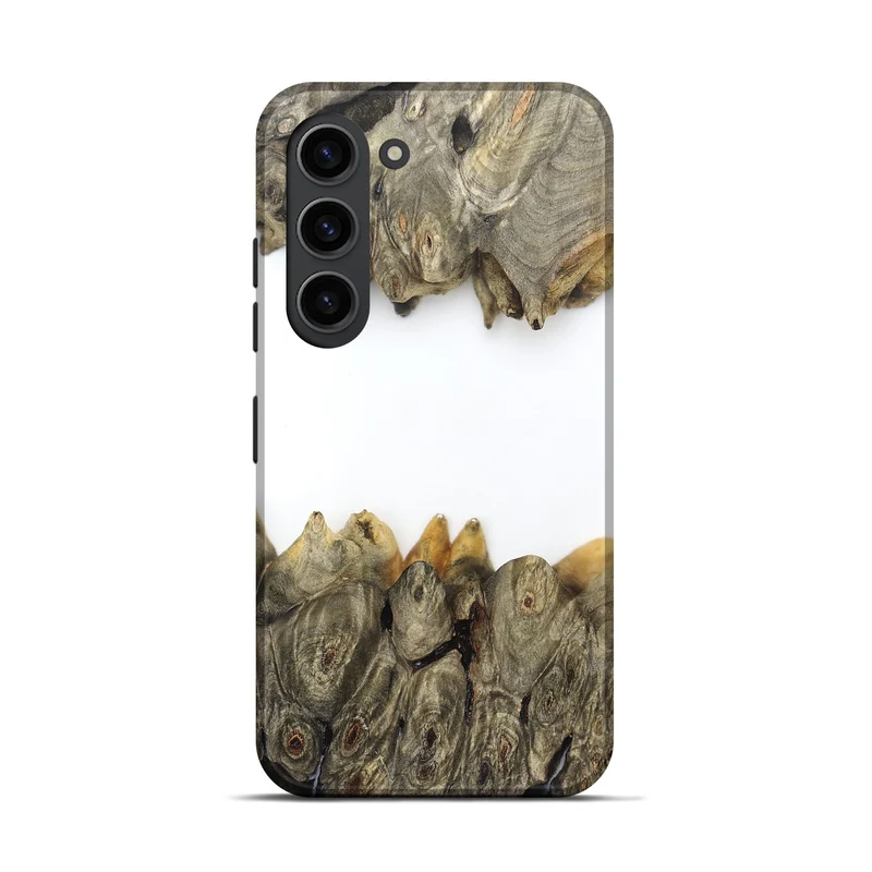 Galaxy S23 Wood Live Edge Phone Case - Jodie (Clear, 829296)
