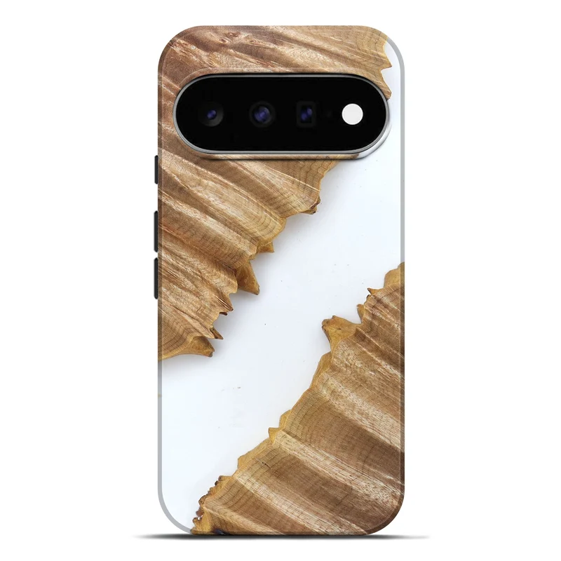 Pixel 11 Pro XL Wood Live Edge Phone Case - Al (Clear, 829292)