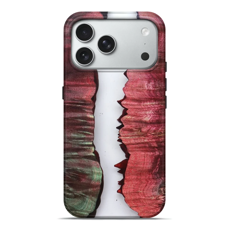 iPhone 18 Pro Max Wood Live Edge Phone Case - Kevon (Clear, 829293)