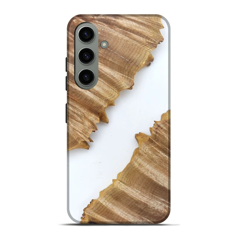 Galaxy S24 Plus Wood Live Edge Phone Case - Al (Clear, 829292)