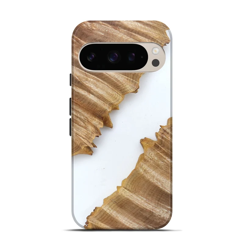 Pixel 10 Wood Live Edge Phone Case - Al (Clear, 829292)