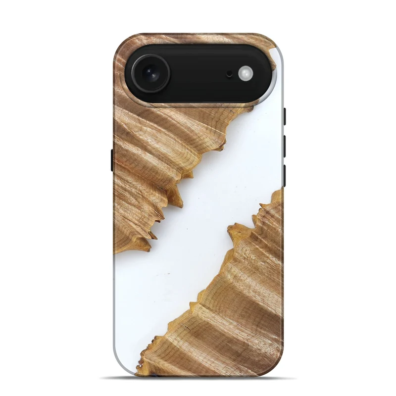 iPhone 17 Air Wood Live Edge Phone Case - Al (Clear, 829292)