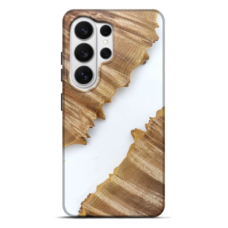 Galaxy S26 Ultra Wood Live Edge Phone Case - Al (Clear, 829292)