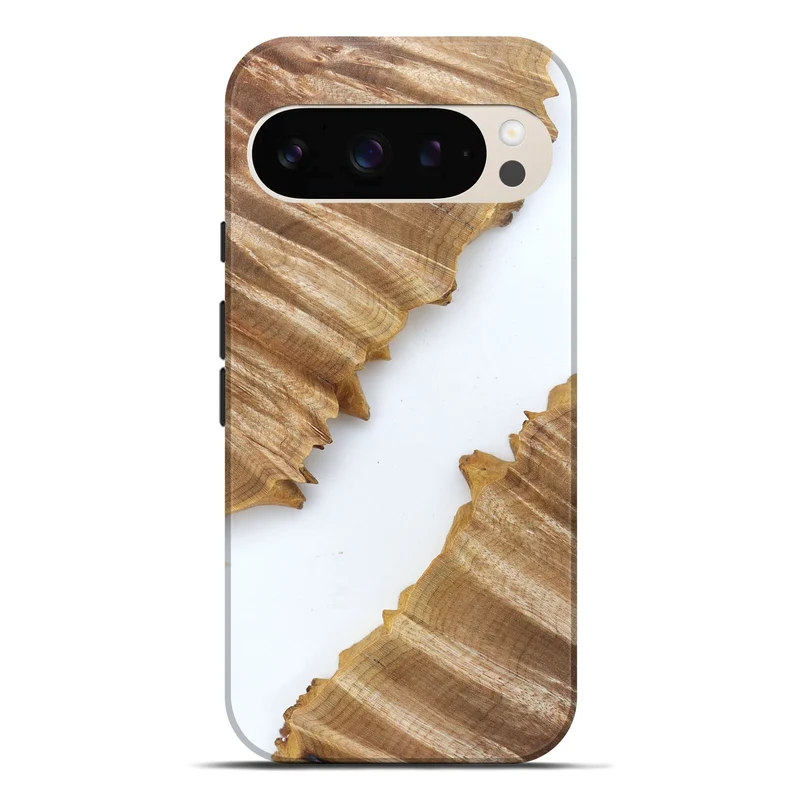 Pixel 10 Pro XL Wood Live Edge Phone Case - Al (Clear, 829292)