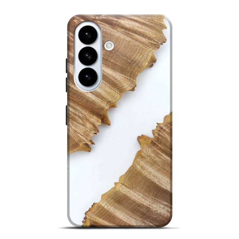 Galaxy S26 Plus Wood Live Edge Phone Case - Al (Clear, 829292)
