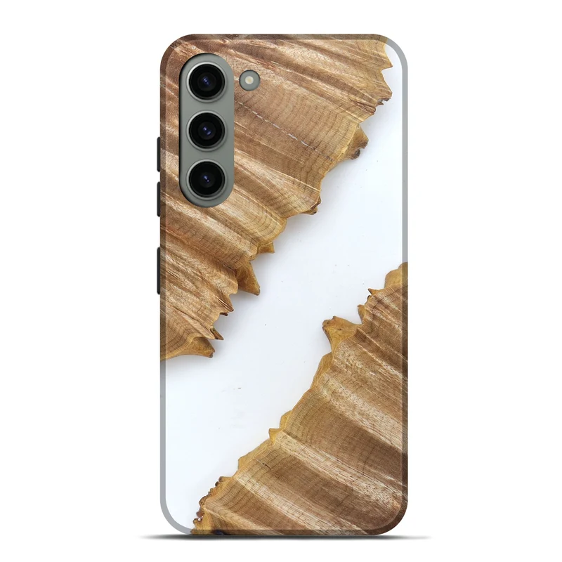 Galaxy S23 Plus Wood Live Edge Phone Case - Al (Clear, 829292)