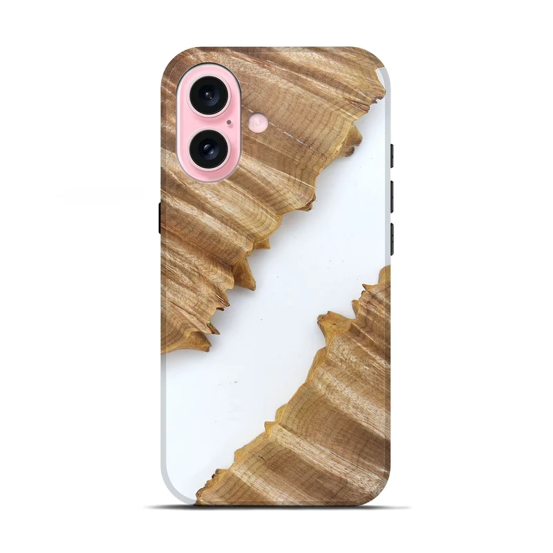 iPhone 17 Wood Live Edge Phone Case - Al (Clear, 829292)