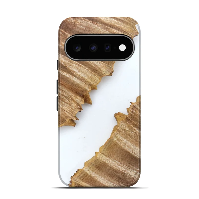 Pixel 11 Wood Live Edge Phone Case - Al (Clear, 829292)