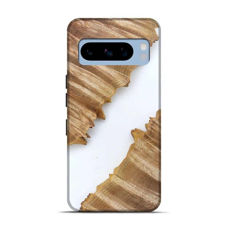 Pixel 8 Pro Wood Live Edge Phone Case - Al (Clear, 829292)
