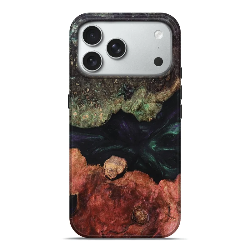 iPhone 18 Pro Max Wood Live Edge Phone Case - Taja (Cosmos, 829503)