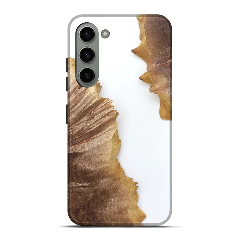 Galaxy S23 Plus Wood Live Edge Phone Case - Blake (Clear, 829289)