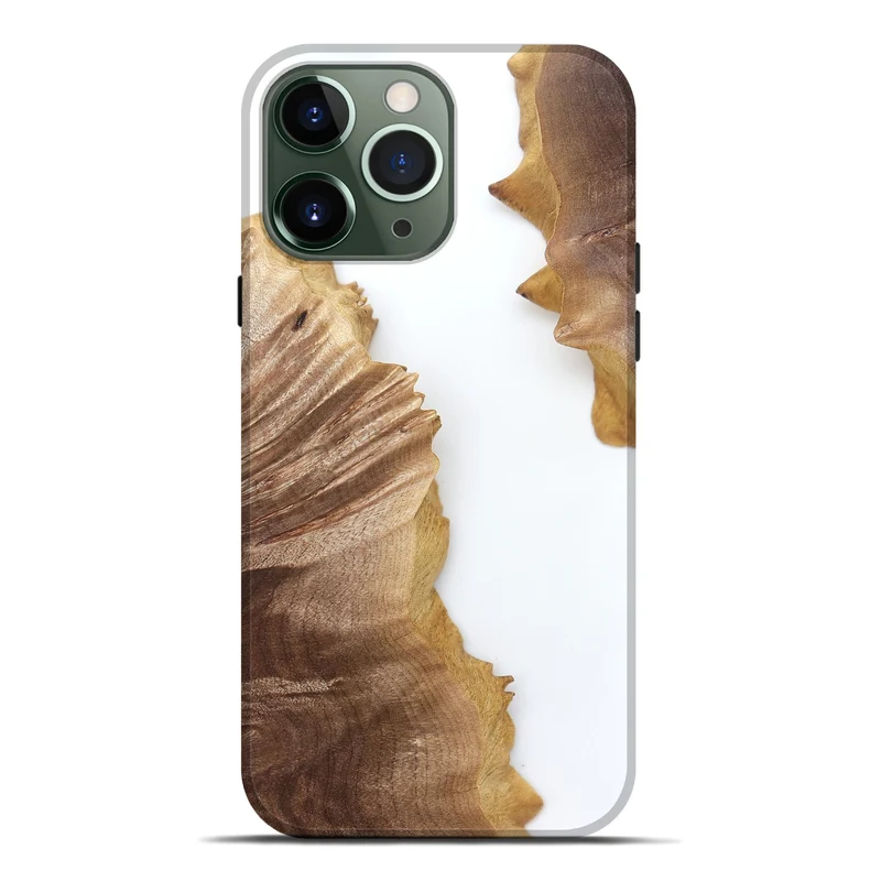 iPhone 13 Pro Max Wood Live Edge Phone Case - Blake (Clear, 829289)