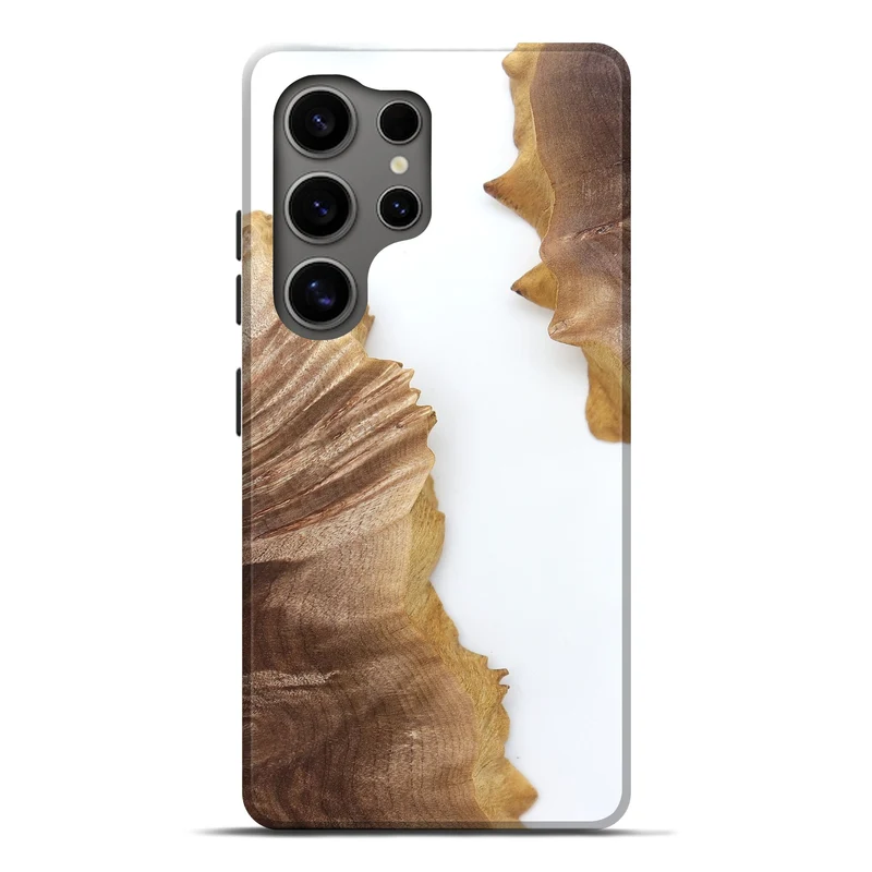 Galaxy S25 Ultra Wood Live Edge Phone Case - Blake (Clear, 829289)
