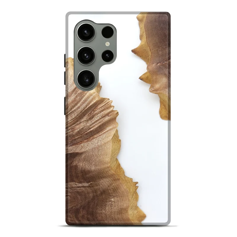 Galaxy S24 Ultra Wood Live Edge Phone Case - Blake (Clear, 829289)