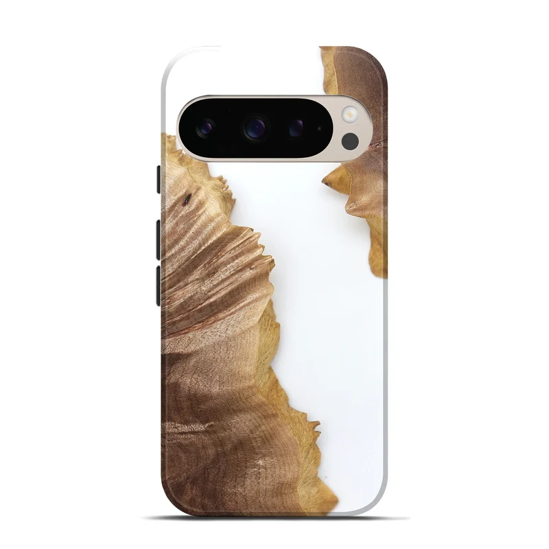 Pixel 10 Pro Wood Live Edge Phone Case - Blake (Clear, 829289)