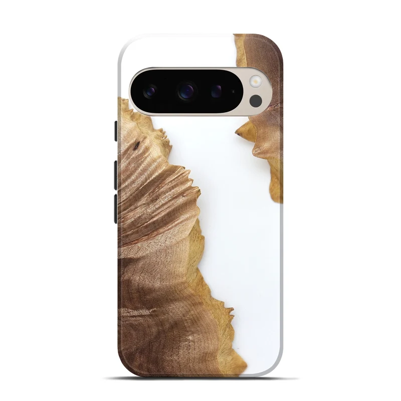 Pixel 9 Wood Live Edge Phone Case - Blake (Clear, 829289)