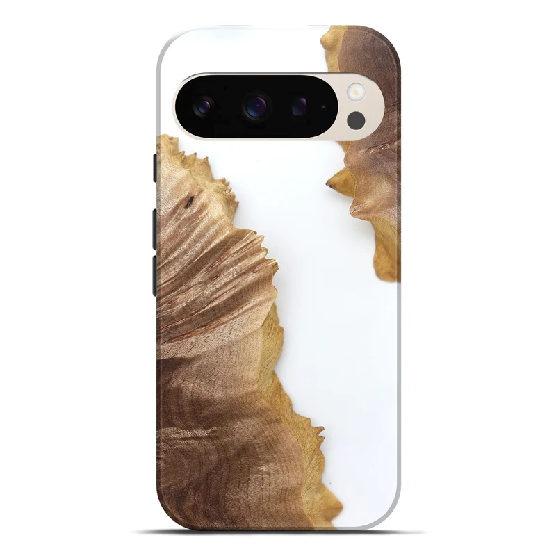 Pixel 10 Pro XL Wood Live Edge Phone Case - Blake (Clear, 829289)