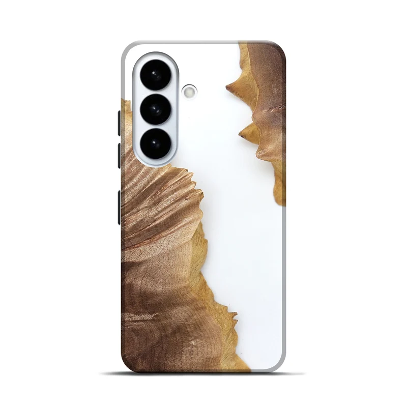 Galaxy S26 Wood Live Edge Phone Case - Blake (Clear, 829289)