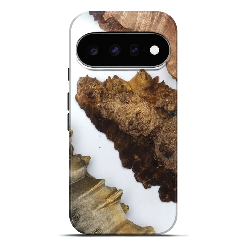 Pixel 11 Pro XL Wood Live Edge Phone Case - Sid (Clear, 829287)